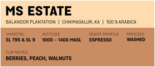 MS Estate - 1 KG label